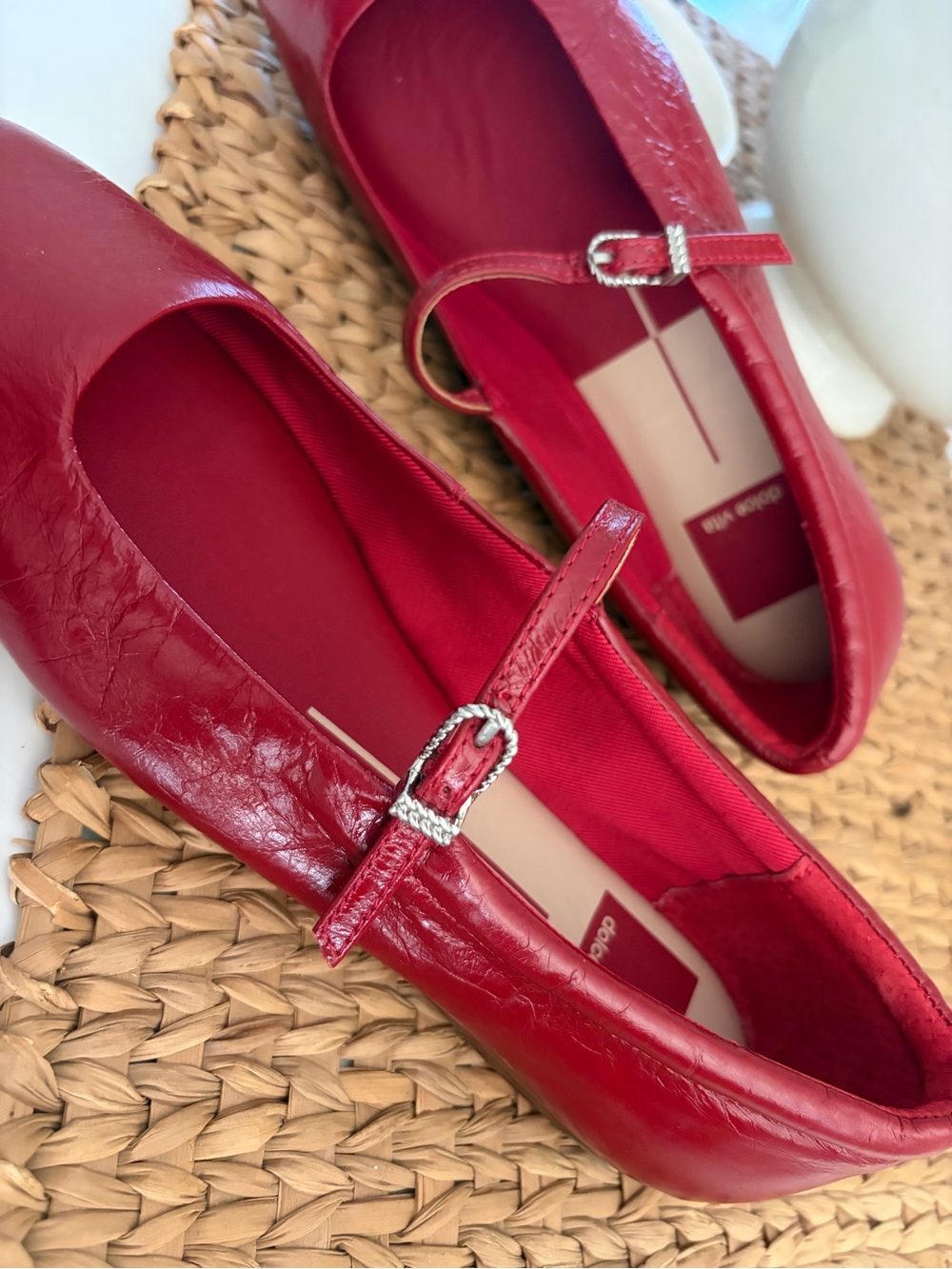 Dolce VitaRed Mary Jane Flats - Women size 6 - Picture 3 of 6